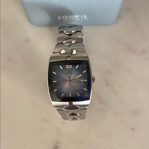 Fossil Arkitekt FS-2880 Stainless Steel Men’s Watch with Blue Gradient Dial